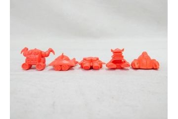 昭和レトロ　当時物　BANDAI　バンダイ　SDガンダム　武器　パーツ　ガン消し　まとめて71個セット(GUNDAM、消しゴム、ガシャポン、フィギュア、おもちゃ、オモチャ、玩具)(R-076317)