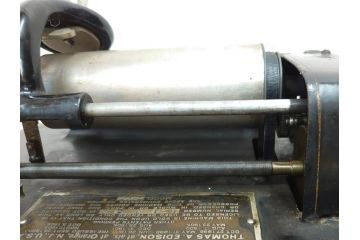 ジャンク品　エジソン　EDISON FIRESIDE PHONOGRAPH　MODEL A　フォノグラフ　蓄音機(ホーン付き、ケース付き、蝋管再生機、MODEL-H 4 MINUTE、トーマス・アルバ・エジソン)(R-076318)