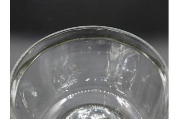 昭和レトロ　当時物　大正〜昭和初期　アルミ蓋　昔懐かしい雰囲気漂うガラス瓶3個セット(キャニスター、ガラスビン、硝子、菓子瓶、フタ付き)(R-076319)