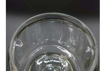 昭和レトロ　当時物　大正〜昭和初期　アルミ蓋　昔懐かしい雰囲気漂うガラス瓶3個セット(キャニスター、ガラスビン、硝子、菓子瓶、フタ付き)(R-076319)