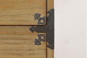 和製アンティーク　特注!!　上手物!!　明治〜大正　時代を感じさせない上質な造り込みの総桐二本松箪笥(時代箪笥、重ね箪笥、衣装タンス、和箪笥、収納箪笥、引き出し)(R-076320)