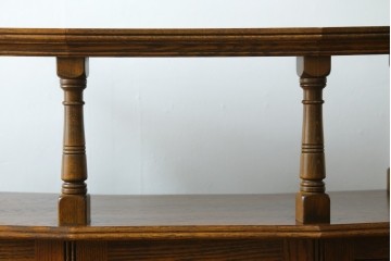 中古　イギリス製　Old Charm(オールドチャーム)　クラシカルな空間を演出するバーカウンター　(R-076325)