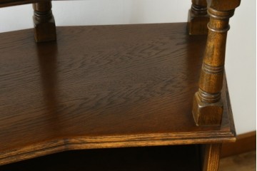 中古　イギリス製　Old Charm(オールドチャーム)　クラシカルな空間を演出するバーカウンター　(R-076325)