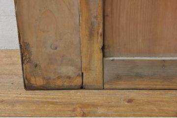 アンティーク建具　和モダンな空間づくりにおすすめの荒格子戸1枚(引き戸、格子戸)(R-076328)
