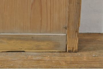 アンティーク建具　和モダンな空間づくりにおすすめの荒格子戸1枚(引き戸、格子戸)(R-076328)