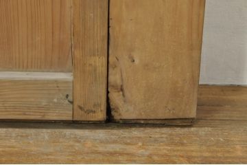 アンティーク建具　和モダンな空間づくりにおすすめの荒格子戸1枚(引き戸、格子戸)(R-076328)