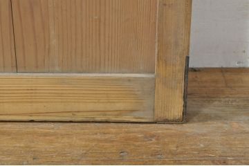 アンティーク建具　和モダンな空間づくりにおすすめの荒格子戸1枚(引き戸、格子戸)(R-076329)