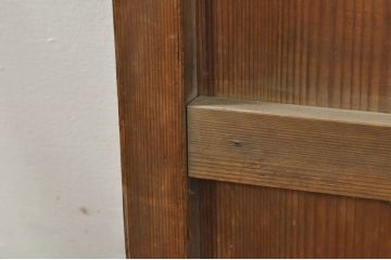 アンティーク建具　和モダンな空間づくりにおすすめの荒格子戸1枚(引き戸、格子戸)(R-076329)