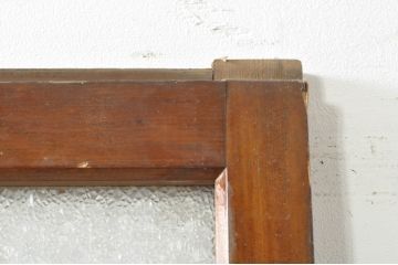 アンティーク建具　大正ロマンな雰囲気を盛り上げるガラス戸1枚(引き戸)(R-076331)