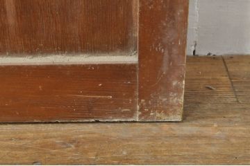 アンティーク建具　大正ロマンな雰囲気を盛り上げるガラス戸1枚(引き戸)(R-076331)