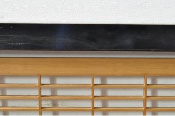 ビンテージ建具　松・鷲　彫刻と組子細工の組み合わせが美しい欄間2枚セット(明り取り、明かり取り、ランマ、ヴィンテージ)(R-076334)