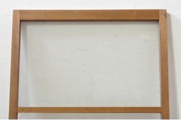 アンティーク建具　どこか懐かしい雰囲気を醸し出すフィックス窓1枚(ガラス欄間、明かり取り、明り取り、FIX窓、ガラス窓、嵌め殺し)(R-076338)