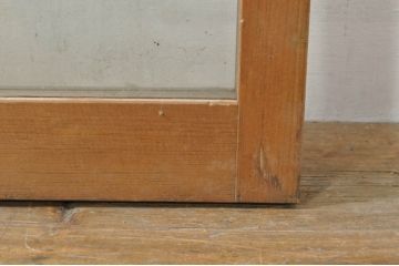 アンティーク建具　どこか懐かしい雰囲気を醸し出すフィックス窓1枚(ガラス欄間、明かり取り、明り取り、FIX窓、ガラス窓、嵌め殺し)(R-076338)