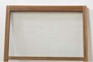 アンティーク建具　どこか懐かしい雰囲気を醸し出すフィックス窓1枚(ガラス欄間、明かり取り、明り取り、FIX窓、ガラス窓、嵌め殺し)(R-076338)