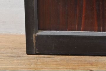 アンティーク建具　片面ガラス　上質な和の空間を演出する書院戸2枚セット(引き戸、窓)(R-076344)