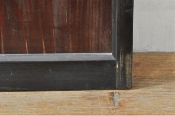 アンティーク建具　片面ガラス　上質な和の空間を演出する書院戸2枚セット(引き戸、窓)(R-076344)