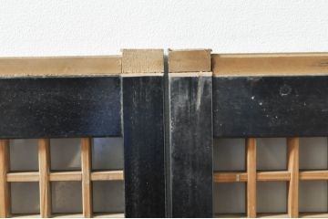 アンティーク建具　片面ガラス　上質な和の空間を演出する書院戸2枚セット(引き戸、窓)(R-076344)