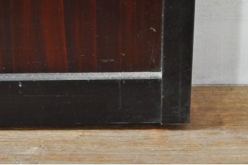 アンティーク建具　片面ガラス　上質な和の空間を演出する書院戸2枚セット(引き戸、窓)(R-076344)