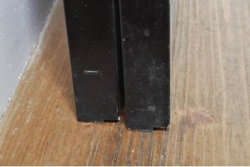 アンティーク建具　片面ガラス　上質な和の空間を演出する書院戸2枚セット(引き戸、窓)(R-076344)
