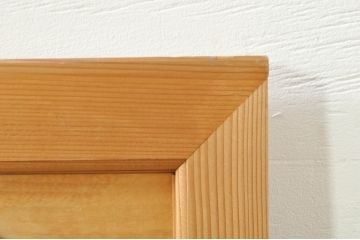 ビンテージ建具　井波彫刻　吉田信久作　躍動感ある虎(トラ)と竹林が美しい両面彫刻欄間2枚セット(明かり取り、明り取り、ヴィンテージ)(R-076353)