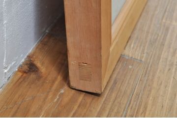 ビンテージ建具　凝ったデザインが魅力的な障子付き組子欄間1枚(明かり取り、明り取り、ヴィンテージ)(R-076361)