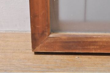 アンティーク建具　片面ガラス　上質な和の空間を演出する組子入りガラス戸2枚セット(ガラス窓、引き戸)(R-076367)