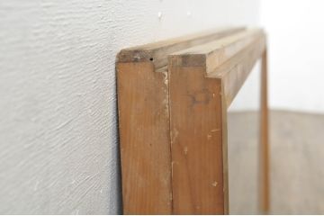 アンティーク建具　片面ガラス　上質な和の空間を演出する組子入りガラス戸2枚セット(ガラス窓、引き戸)(R-076367)