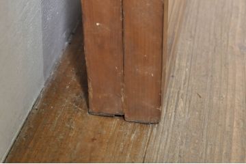 アンティーク建具　片面ガラス　上質な和の空間を演出する組子入りガラス戸2枚セット(ガラス窓、引き戸)(R-076367)