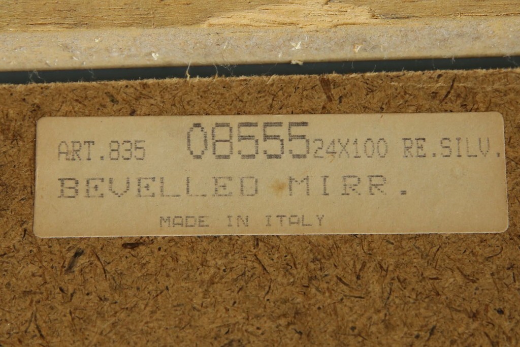 中古　イタリア高級輸入家具　上品な華やかさが魅力的! アンティーク調のウォールミラー　(R-076381)