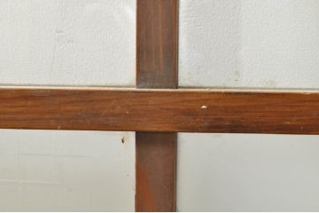 アンティーク建具　和の空間を演出する幅広ガラス戸1枚(引き戸)(R-076382)