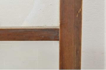 アンティーク建具　和の空間を演出する幅広ガラス戸1枚(引き戸)(R-076382)