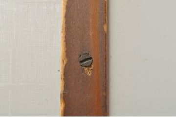 アンティーク建具　和の空間を演出する幅広ガラス戸1枚(引き戸)(R-076382)