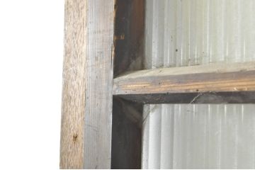 アンティーク建具　特大　大正ロマンな雰囲気を盛り上げる古い商店のガラス戸1枚(引き戸)(R-076383)
