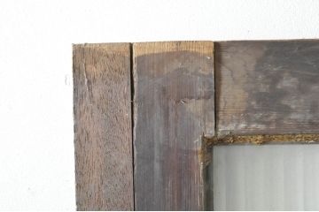 アンティーク建具　特大　大正ロマンな雰囲気を盛り上げる古い商店のガラス戸1枚(引き戸)(R-076383)