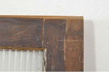 アンティーク建具　特大　大正ロマンな雰囲気を盛り上げる古い商店のガラス戸1枚(引き戸)(R-076383)