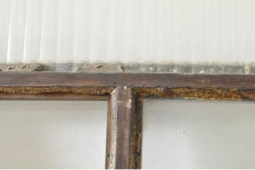 アンティーク建具　特大　大正ロマンな雰囲気を盛り上げる古い商店のガラス戸1枚(引き戸)(R-076383)