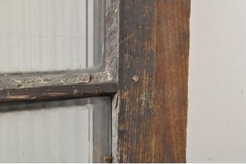 アンティーク建具　特大　大正ロマンな雰囲気を盛り上げる古い商店のガラス戸1枚(引き戸)(R-076383)