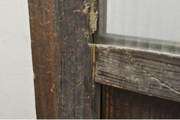 アンティーク建具　特大　大正ロマンな雰囲気を盛り上げる古い商店のガラス戸1枚(引き戸)(R-076383)