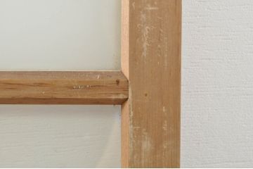 アンティーク建具　レトロな空間を演出するガラス戸4枚セット(引き戸)(R-076384)