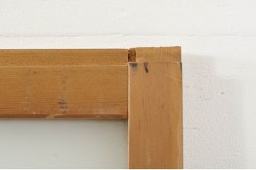 アンティーク建具　レトロな空間を演出するガラス戸4枚セット(引き戸)(R-076384)