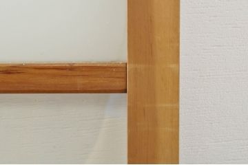 アンティーク建具　レトロな空間を演出するガラス戸4枚セット(引き戸)(R-076384)