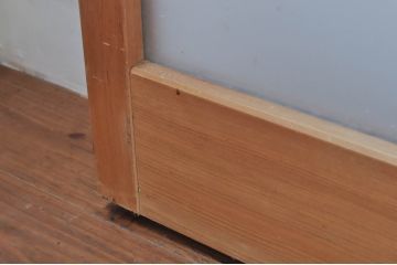 アンティーク建具　レトロな空間を演出するガラス戸4枚セット(引き戸)(R-076384)