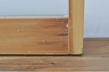 アンティーク建具　レトロな空間を演出するガラス戸4枚セット(引き戸)(R-076384)