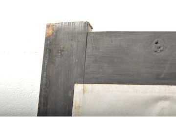 アンティーク建具　和モダンな空間づくりにおすすめなガラス入り障子戸4枚セット(引き戸、ガラス帯戸)(R-076387)
