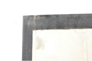 アンティーク建具　和モダンな空間づくりにおすすめなガラス入り障子戸2枚セット(引き戸、ガラス帯戸)(R-076388)