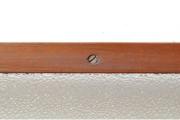 アンティーク建具　ダイヤガラス入り　落ち着いた空間に合わせやすいレトロなガラス戸4枚セット(引き戸)(R-076389)