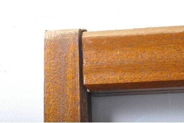 アンティーク建具　レトロな空間を演出するガラス戸4枚セット(引き戸)(R-076390)