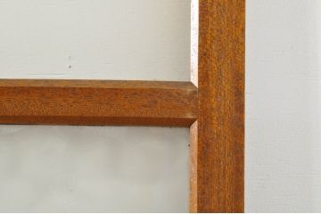 アンティーク建具　レトロな空間を演出するガラス戸4枚セット(引き戸)(R-076390)