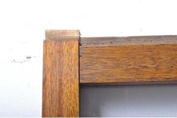 アンティーク建具　レトロな空間を演出するガラス戸4枚セット(引き戸)(R-076390)