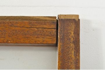 アンティーク建具　レトロな空間を演出するガラス戸4枚セット(引き戸)(R-076390)